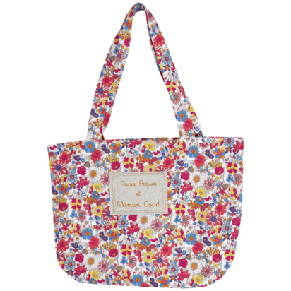 Sac Tote Bag Pliable Tutti Fleuri Papa Pique Et Maman Coud