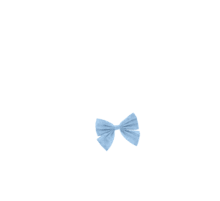 Barrette noeud papillon oxford ciel