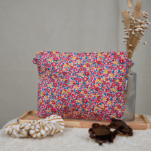 Pochette tissu cocktail de fleurs