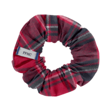 Petit Chouchou tartan rouge