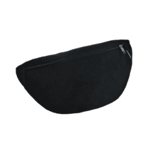 Petit sac banane velours côtelé noir