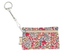 Pochette porte-clés porcelaine rosée