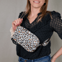 Pochette banane leopard