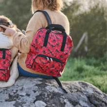 Sac à dos pliable Gaby féérie fuchsia