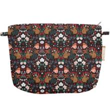 Pochette tissu casse noisette