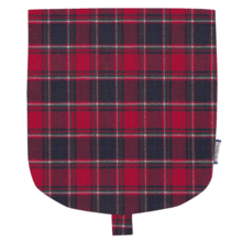 Rabat petite besace tartan rouge