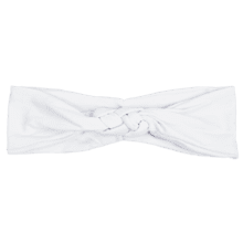 Bandeaux jersey tressé adulte blanc