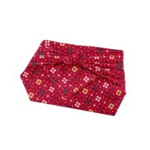 Furoshiki moyen 48 x 48 cm ex2468 géo scandinave or rouge