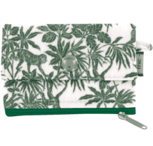 Mini pochette porte-monnaie jungle vintage