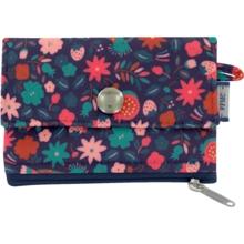 Mini pochette porte-monnaie huppette fleurie