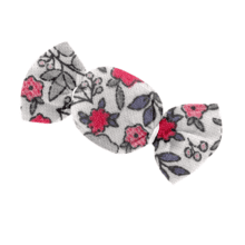 Petite barrette mini bonbon serenade rouge gris