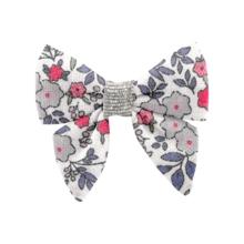 Barrette Mini Noeud Papillon serenade rouge gris