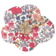 Petite Barrette Pétales de Fleur porcelaine rosée