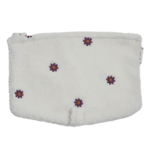 Rabat sac compagnon moumoute ivoire fleurie