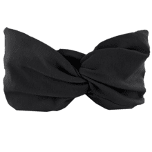 Bandeau Jersey Croisé Enfant noir