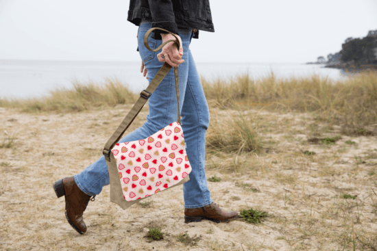 Sac banane moumoute noire - Papa Pique et Maman Coud