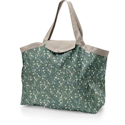 Sac cabas tissu fleuri